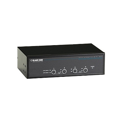 Black Box Desktop Kvm Switch - Dual-head Dvi-d, Usb, 4-port, Gsa, Taa (KV9624A)