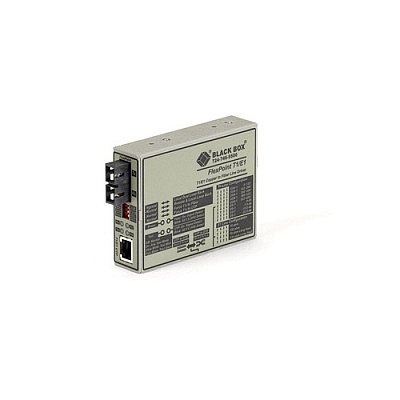 Black Box Managed T1/e1 Media Converter - T1/e1 Copper To Singlemode Fiber, 1300nm, 28km, Sc, Gsa, Taa (MT663ASSC)