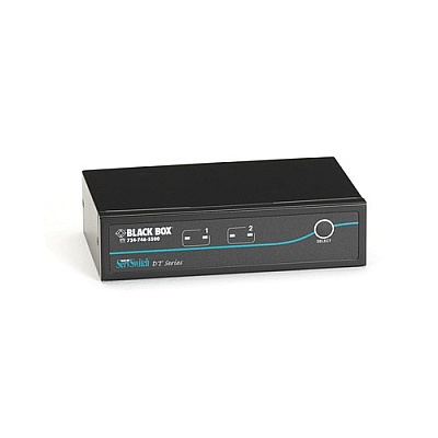 Black Box Desktop Kvm Switch - Dvi-d With Emulated Usb Keyboard/mouse, 2-port, Gsa, Taa (KV9612A)