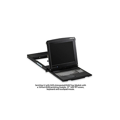 Black Box 17" Lcd Console Drawer With 16-port Catx Kvm Switch, Gsa, Taa (KVT517A16CATX)