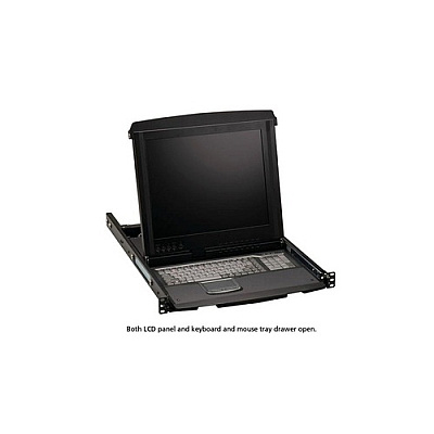 Black Box 17" Lcd Console Drawer With 8-port Vga/ps2 Kvm Switch, Gsa, Taa (KVT517A8PV)