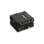 Black Box Fast Ethernet (100-mbps) Hardened Temperature Switch - (4) 10/100-mbps Copper Rj45, 12v Dc-power, Gsa, Taa (LBH101AH12)