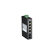 Black Box Fast Ethernet Hardened Temperature Switch(4)10/100-mbps Copper Rj45,(1)100-mbps Singlemode Fiber,1300nm,20km,sc,gsa,taa (LBH120AH20KSC)