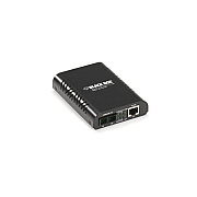 Black Box Fast Ethernet (100-mbps) Media Converter - 10/100-mbps Copper To 100-mbps Multimode Fiber, 850nm, 2km, Sc, Gsa, Taa (LBMC300MMSC)