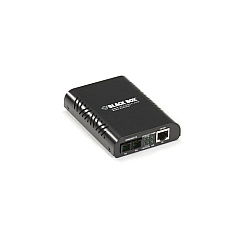 Black Box Fast Ethernet (100-mbps) Media Converter - 10/100-mbps Copper To 100-mbps Multimode Fiber, 850nm, 2km, Sc, Gsa, Taa (LBMC300MMSC)