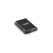 Black Box Fast Ethernet (100-mbps) Media Converter - 10/100-mbps Copper To 100-mbps Multimode Fiber, 850nm, 2km, St, Gsa, Taa (LBMC300MMST)