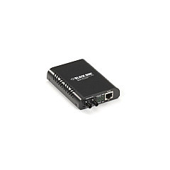 Black Box Fast Ethernet (100-mbps) Media Converter - 10/100-mbps Copper To 100-mbps Multimode Fiber, 850nm, 2km, St, Gsa, Taa (LBMC300MMST)
