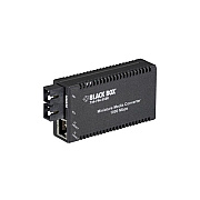 Black Box Gigabit Ethernet Media Converter - 1000-mbps Copper To 1000-mbps Multimode Fiber, 850nm, 0.3km, Sc, Gsa, Taa (LGC010AR2)