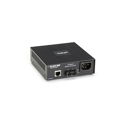 Black Box Fast Ethernet (100-mbps) Media Converter - 100-mbps Copper To 100-mbps Multimode Fiber, 1310nm, 2km, Sc, Gsa, Taa (LHC002AR4)