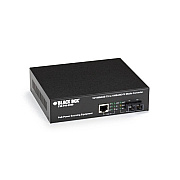 Black Box Fast Ethernet Poe Media Converter - 10/100-mbps Copper To 100-mbps Singlemode Fiber, 1300nm, 20km, Sc, Gsa, Taa (LPM602A)