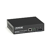 Black Box Gigabit Ethernet Poe Media Converter 10/100/1000-mbps Copper To 1000-mbps Multimode Fiber,850nm,550m,sc,gsa,taa (LPS500AMMSC)