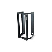 Black Box Wallmount Rack - 19u, 12-24, Tapped Rails Holes, 75-lb. Capacity, Gsa, Taa (RM069AR3)