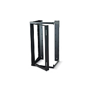 Black Box Wallmount Rack - 25u, 12-24 , Tapped Rails Holes, 75-lb. Capacity, Gsa, Taa (RM080AR3)