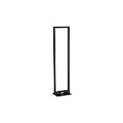 Black Box Aluminum Distribution Rack - 45u, 2-post Rack, 19"w X 14"d, 12-24 Mounting, Black, 1000-lb. Capacity, Gsa, Taa (RM162AR3)