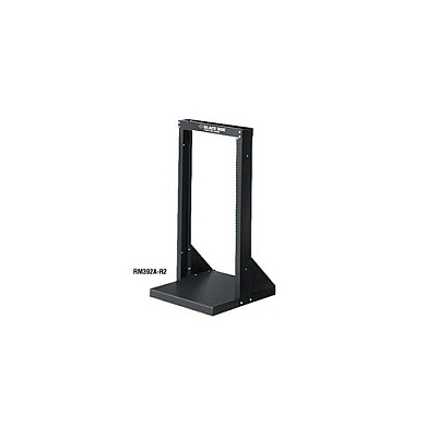 Black Box Steel Distribution Rack - 20u, 2-post Rack, 21.2"w X 21"d, 10-32 Mounting, 360-lb. Capacity, Gsa, Taa (RM392AR2)
