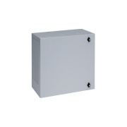 Black Box Wallmount L Style Cabinet - 24" X 24" X 12", Grey, L Door, Gsa, Taa (RM545AL)