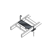Black Box Rack-to-runway Mounting Plate - Black, Gsa, Taa (RM653R2)