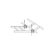 Black Box Ladder Rack Adjustable Junction Splice Kit, Gsa, Taa (RM862)