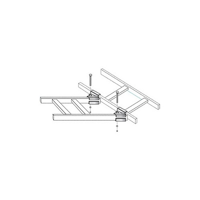 Black Box Ladder Rack Adjustable Junction Splice Kit, Gsa, Taa (RM862)