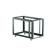 Black Box Flex Depth Rack - 12u, 4-post, 21" X 36"d, M6 Square Holes, 360-lb. Capacity, Gsa, Taa (RMT625A)