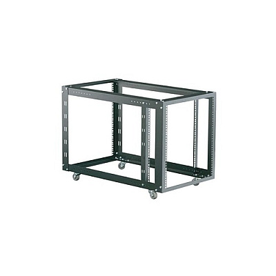 Black Box Flex Depth Rack - 12u, 4-post, 21" X 36"d, M6 Square Holes, 360-lb. Capacity, Gsa, Taa (RMT625A)