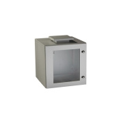 Black Box Nema 12 Wallmount Cabinet With Fan - 12u, 24" Cube, Double-hinged, Beige, Gsa, Taa, Non-returnable/non-cancelable (RMW5100AF)