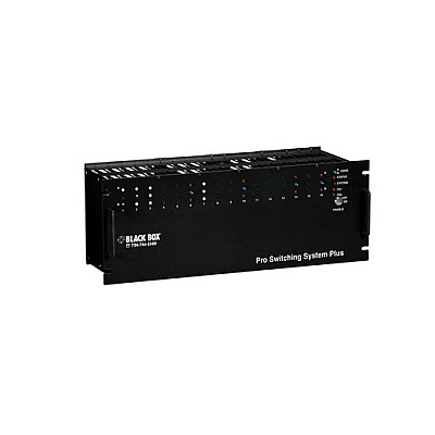 Black Box Gang Switch Chassis - 4u, 18-card Slot, Gsa, Taa (SM960A)