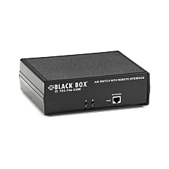 Black Box Db9 A/b Switch - Latching, Remote Controlled Ethernet Rs-232, Dry Contact, Gsa, Taa (SW1046A)