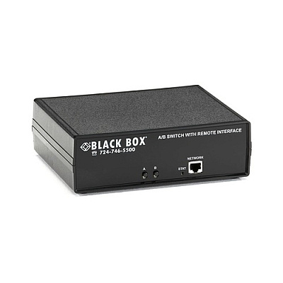 Black Box Db9 A/b Switch - Latching, Remote Controlled Ethernet Rs-232, Dry Contact, Gsa, Taa (SW1046A)