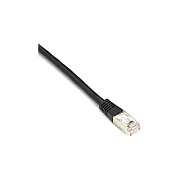 Black Box Cat5e 100-mhz Molded Slimline Stranded Ethernet Patch Cable-shielded (f/utp), Cm Pvc (rj45 M/m), Black, 2-ft. (0.6-m) (EVNSL0172BK0002)
