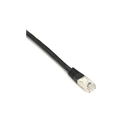 Black Box Cat5e 100-mhz Molded Slimline Stranded Ethernet Patch Cable-shielded (f/utp), Cm Pvc (rj45 M/m), Black, 2-ft. (0.6-m) (EVNSL0172BK0002)