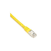 Black Box Cat5e 100-mhz Molded Slimline Stranded Ethernet Patch Cable-shielded (f/utp), Cm Pvc (rj45 M/m), Yellow, 3-ft. (0.9-m) (EVNSL0172YL0003)