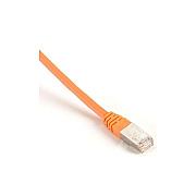 Black Box Cat5e 100-mhz Molded Boot Solid Ethernet Patch Cable Shielded(f/utp),cmp Plenum(rj45 M/m),orange,15-ft.(4.6-m),gsa,taa (EVNSL0173OR0015)
