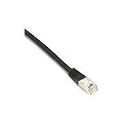 Black Box Cat6 250-mhz Molded Slimline Stranded Ethernet Patch Cable-shielded (s/ftp), Cm Pvc (rj45 M/m), Black, 20-ft. (6.0-m) (EVNSL0272BK0020)