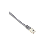 Black Box Cat6 250-mhz Molded Slimline Stranded Ethernet Patch Cable - Shielded (s/ftp), Cm Pvc (rj45 M/m), Gray, 6-ft. (1.8-m) (EVNSL0272GY0006)