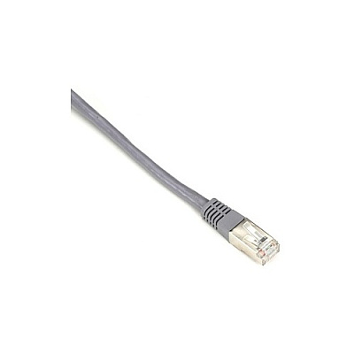 Black Box Cat6 250-mhz Molded Slimline Stranded Ethernet Patch Cable - Shielded (s/ftp), Cm Pvc (rj45 M/m), Gray, 6-ft. (1.8-m) (EVNSL0272GY0006)