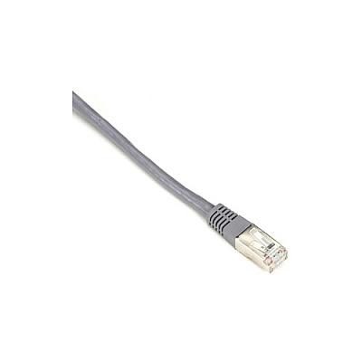 Black Box Cat6 250-mhz Molded Slimline Stranded Ethernet Patch Cable - Shielded (s/ftp), Cm Pvc (rj45 M/m), Gray, 20-ft. (6.0-m) (EVNSL0272GY0020)