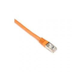 Black Box Cat6 250-mhz Molded Slimline Stranded Ethernet Patch Cable-shielded (s/ftp), Cm Pvc (rj45 M/m), Orange, 30-ft. (9.1-m) (EVNSL0272OR-0030)
