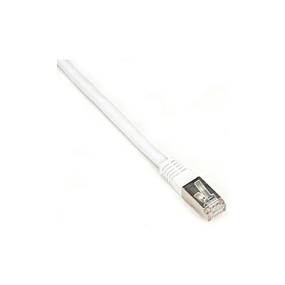 Black Box Cat6 250-mhz Molded Slimline Stranded Ethernet Patch Cable-shielded (s/ftp), Cm Pvc (rj45 M/m), White, 10-ft. (3.0-m) (EVNSL0272WH0010)