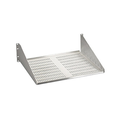 Black Box It Rackmount Vented Shelf - Fixed, 3u, 19", 17.2"d, 2-point Mounting, 50-lb. Capacity, Gsa, Taa (RMT137)