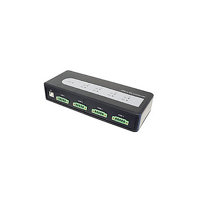 SIIG 4p Industrial Usb To 422/485 Hub (IDSC0A11S1)
