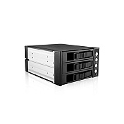 Istarusa Kit- 2x5.25-3x3.5 Sata Cage (BPU230SATABLK)