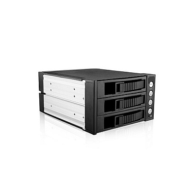 Istarusa Kit- 2x5.25-3x3.5 Sata Cage (BPU230SATABLK)