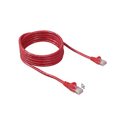 Belkin Cable,cat5e,utp,rj45m/m (A3L79117REDS)