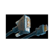 Mediatech 8 Meter Molded Hdmi-dvi Cl2 Bl (MTEHDMDVI8)