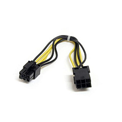 StarTech 8in 6 Pin Pcie Power Extension Cable (PCIEPOWEXT)
