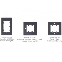 Kramer Electronics 1 Gang Frame Holds 3 Wall Plate Inserts (85-1000099)