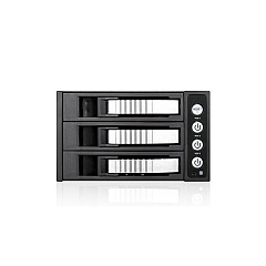 Istarusa 2x5.25-3x3.5 Sata Cage-sil (BPU230SATASIL)