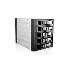 Istarusa 3x5.25-5x3.5 Sata Raid Cage (BPU350SATASIL)