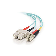 Leviton C2g 2m Lc-sc 10g Om3 Taa Fiber-aqua (11006)